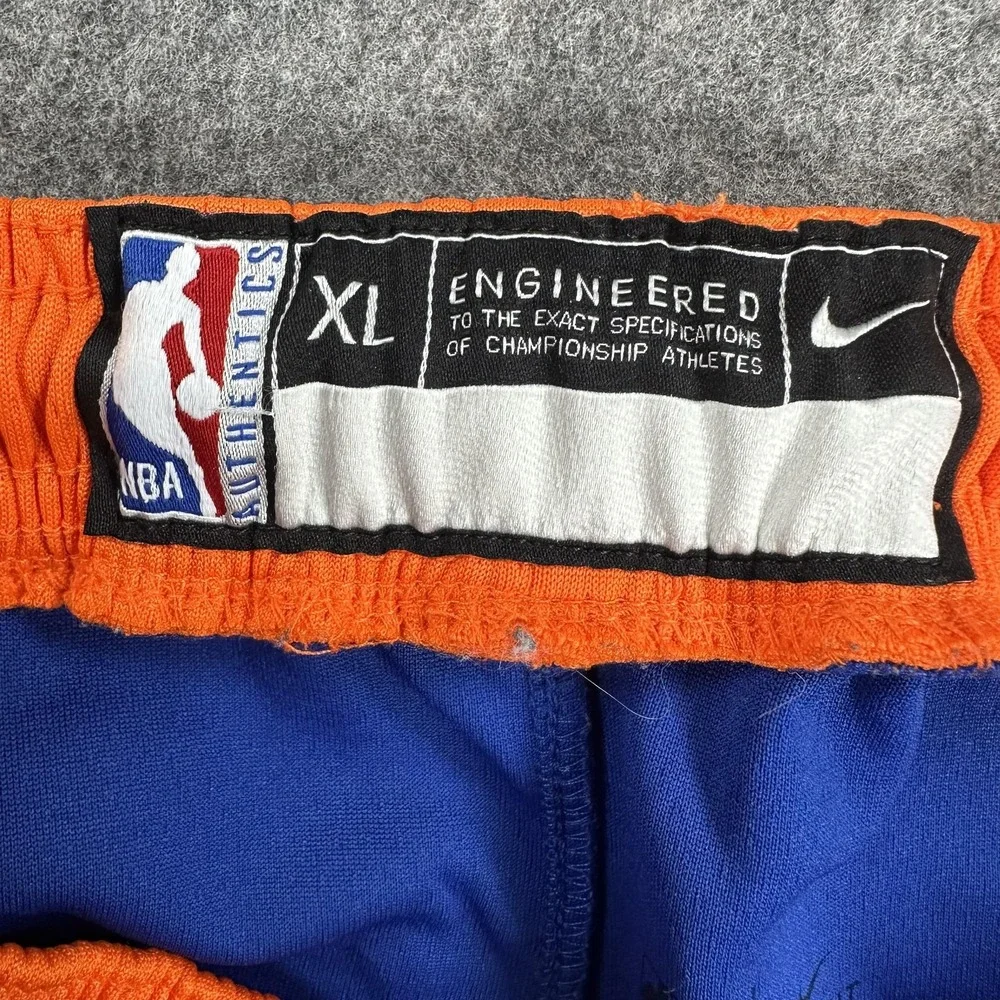 New York Knicks Shorts Youth XL Blue Mesh NBA Basketball Dri-FIT Nike
